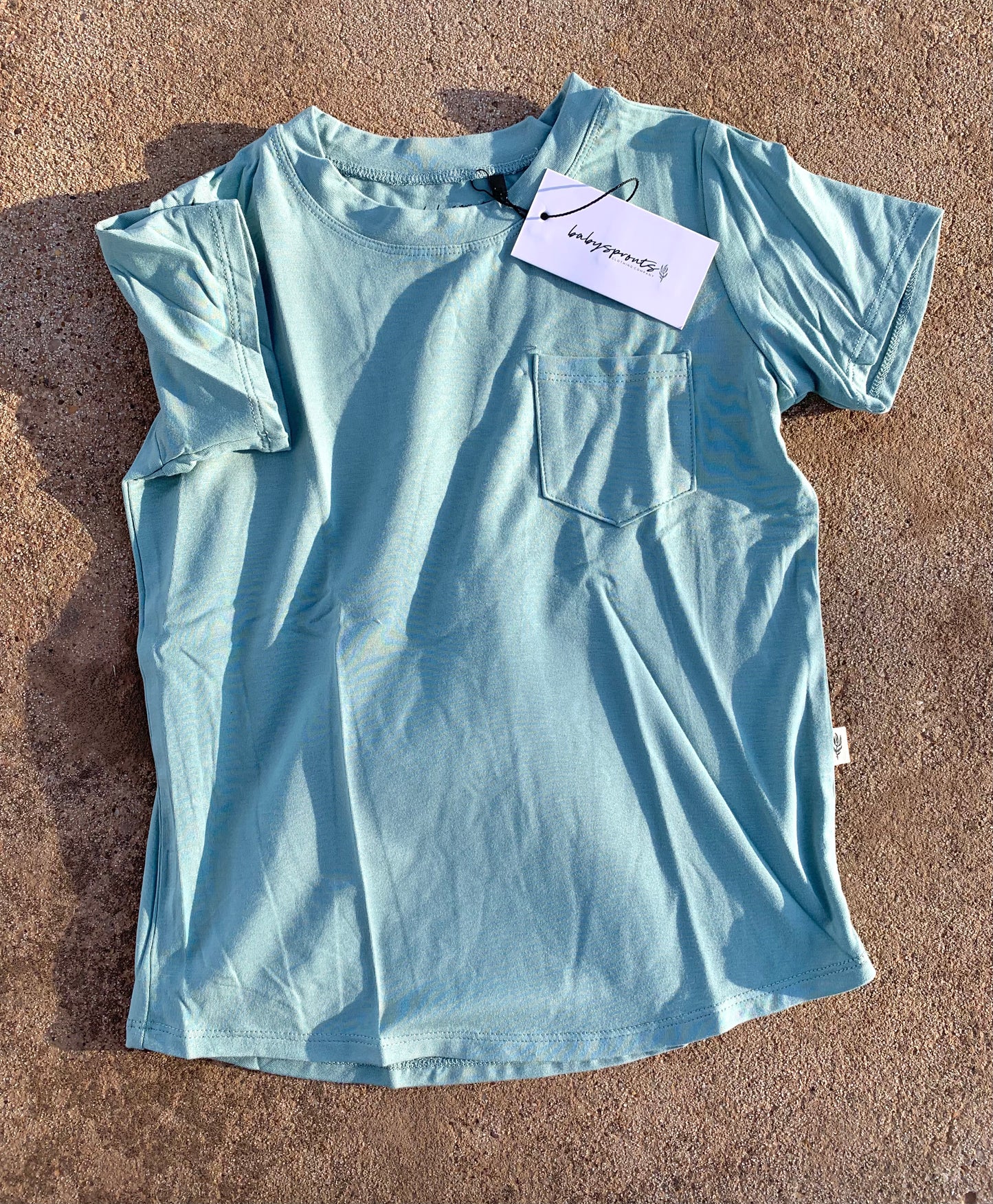 Pocket Tee - Teal Green